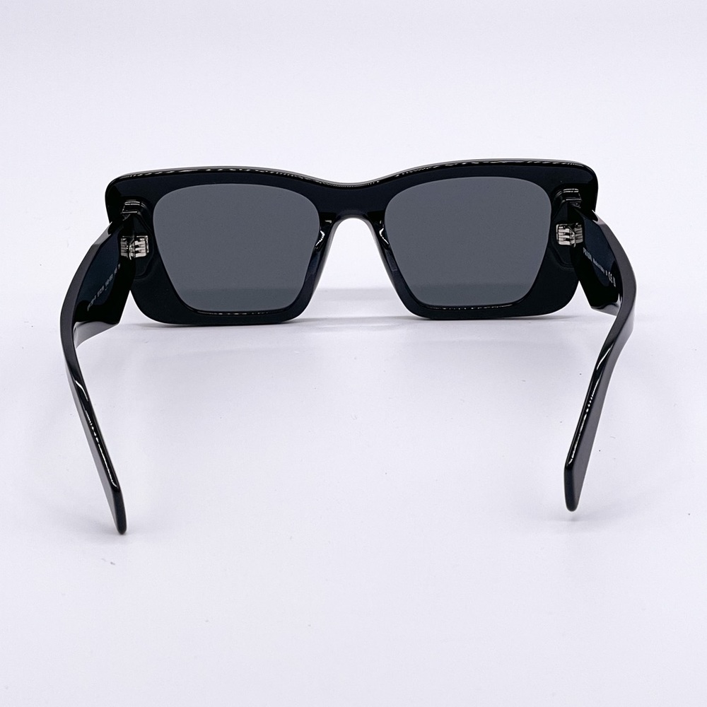 NEW PRADA PR08YSF 1AB5S0 WOMEN’S SUNGLASSES PRADA PR08YS BLACK SPR 08Y - Picture 8 of 11
